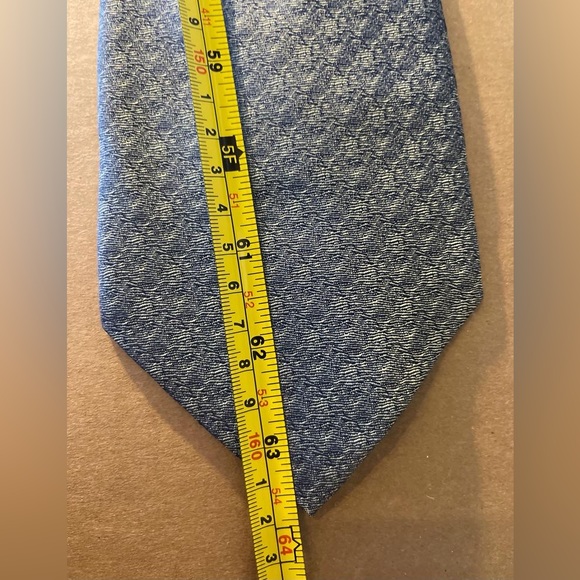 GIORGIO ARMANI 100% Silk Grayish Chromatic Men's Necktie Tie - Made in Italy - Picture 5 of 6